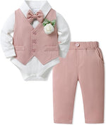 Paparazzi Dust Pink Boys 5 pc Vest Set
