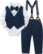 Paparazzi Navy Boys 5 pc Vest Set