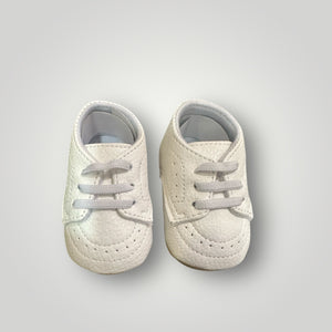 Boys Baby White Christening Oxfords