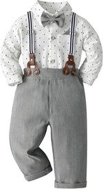 Paparazzi Light Grey Boys 5 pc Vest Set