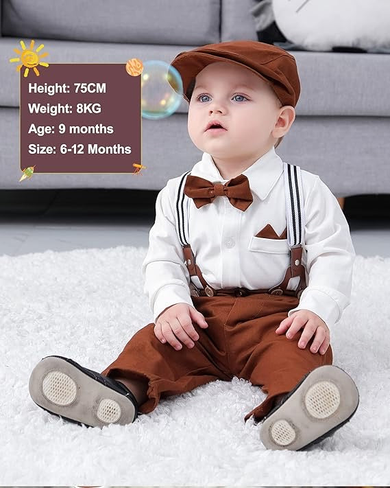 Paparazzi Camel Boys 5 pc Vest Set