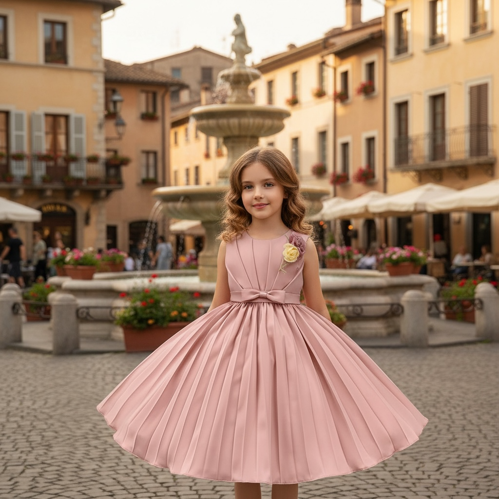 Paparazzi Couture Dust Pink Satin Dress.