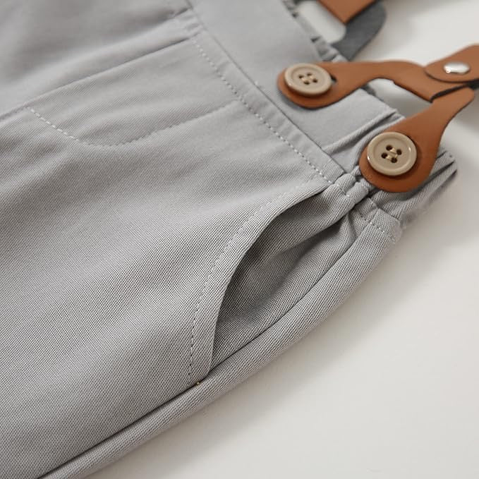 Paparazzi Slate Grey Boys 5pc Vest Set