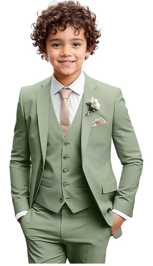 Ronaldo Sage  Slim Fit 5-Piece Suit Set