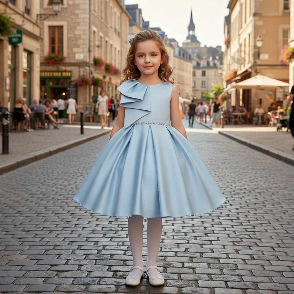 Paparazzi Couture Tiffany Blue satin dress.