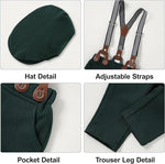 Paparazzi Emerald Green Boys 5 pc Vest Set