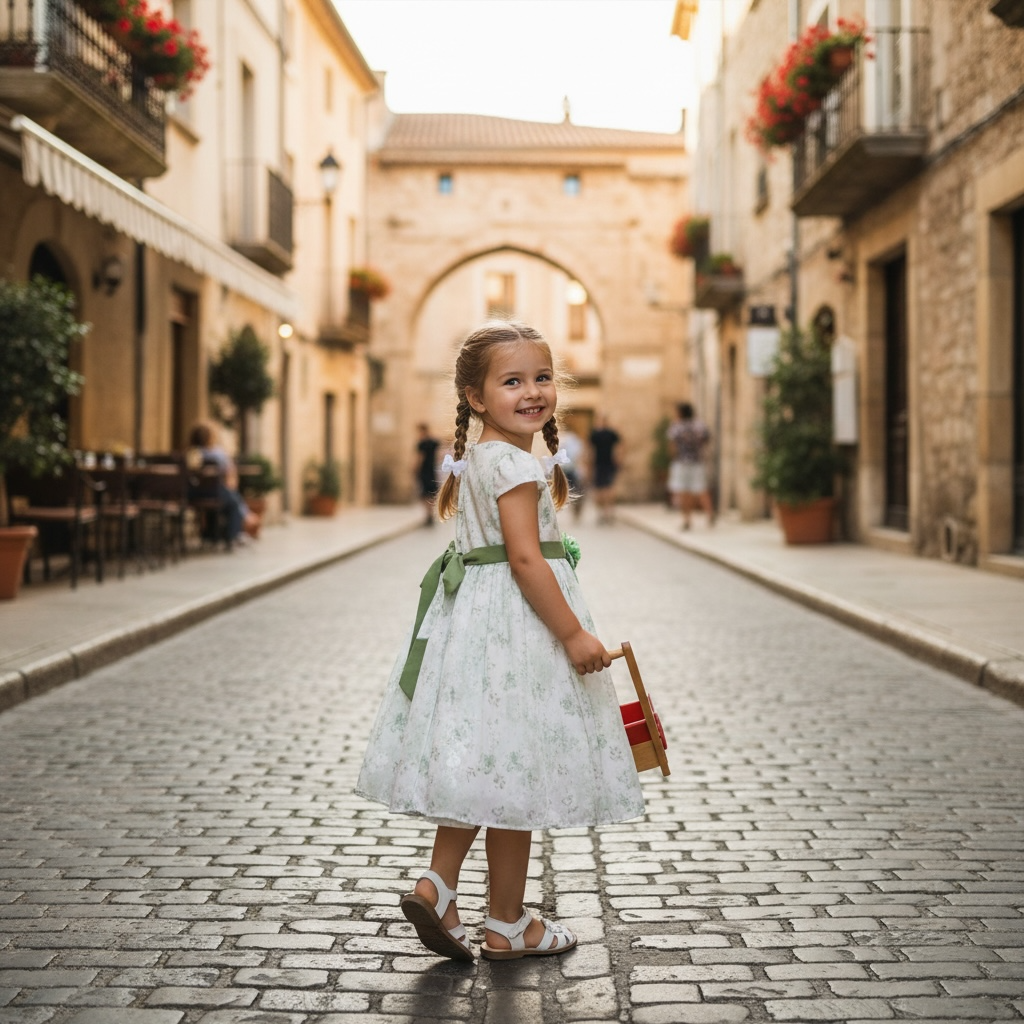 M&A Couture Sage Floral Dress