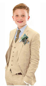 Ronaldo Ocean Sand Slim Fit 5-Piece Suit Set