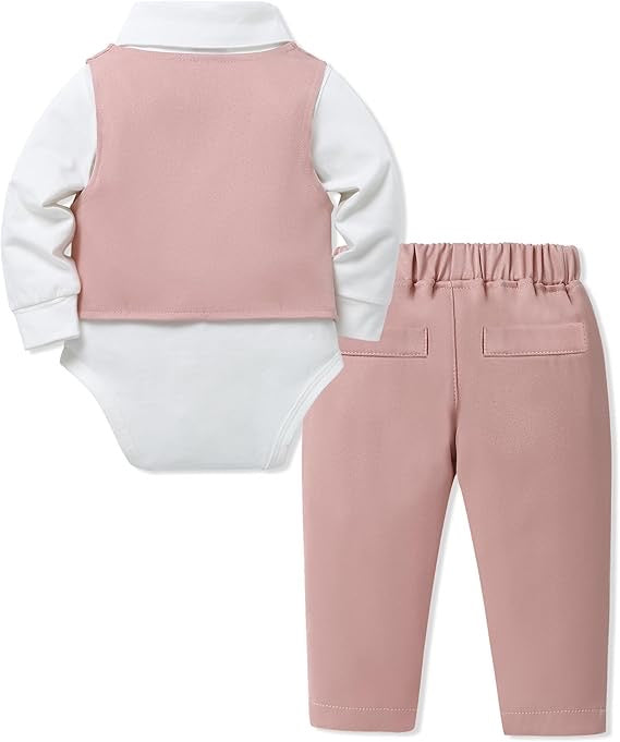 Paparazzi Dust Pink Boys 5 pc Vest Set