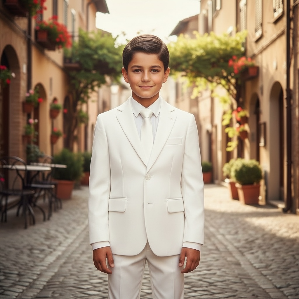Paparazzi 5 pc White Communion Suit