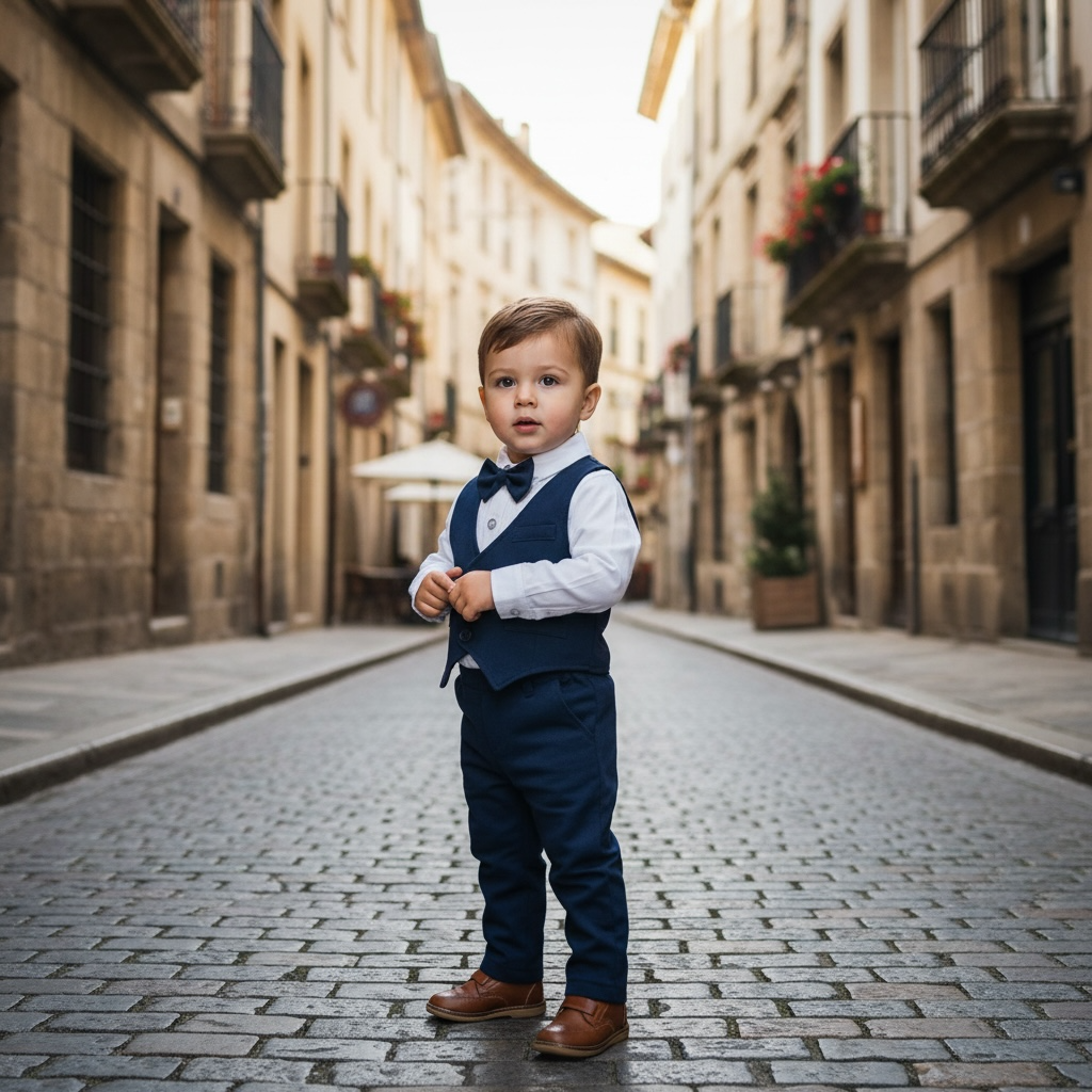 Paparazzi  Navy Boys 4pc Vest Set
