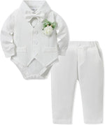 Paparazzi Soft White Boys 5 pc Vest Set