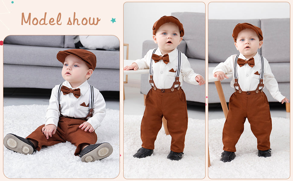 Paparazzi Camel Boys 5 pc Vest Set