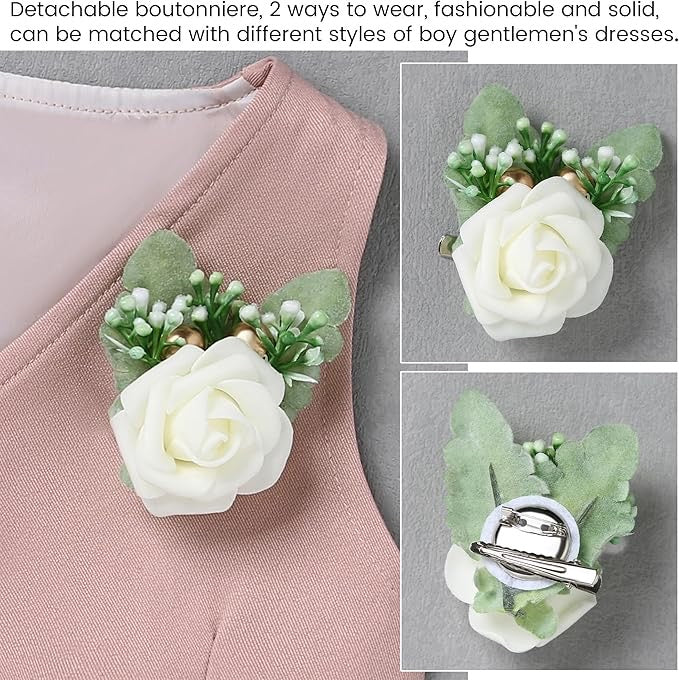 Paparazzi Dust Pink Boys 5 pc Vest Set