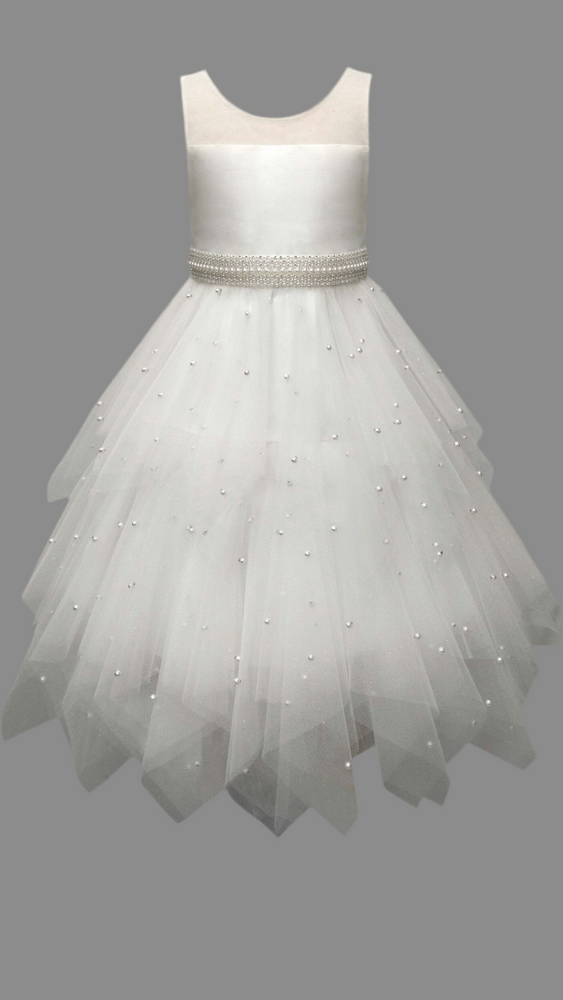 sachin and babi light blue dress First Holy Communion Dresses main image 0