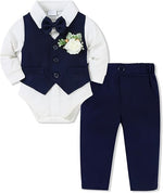 Paparazzi Midnight Blue Boys 5 pc Vest Set