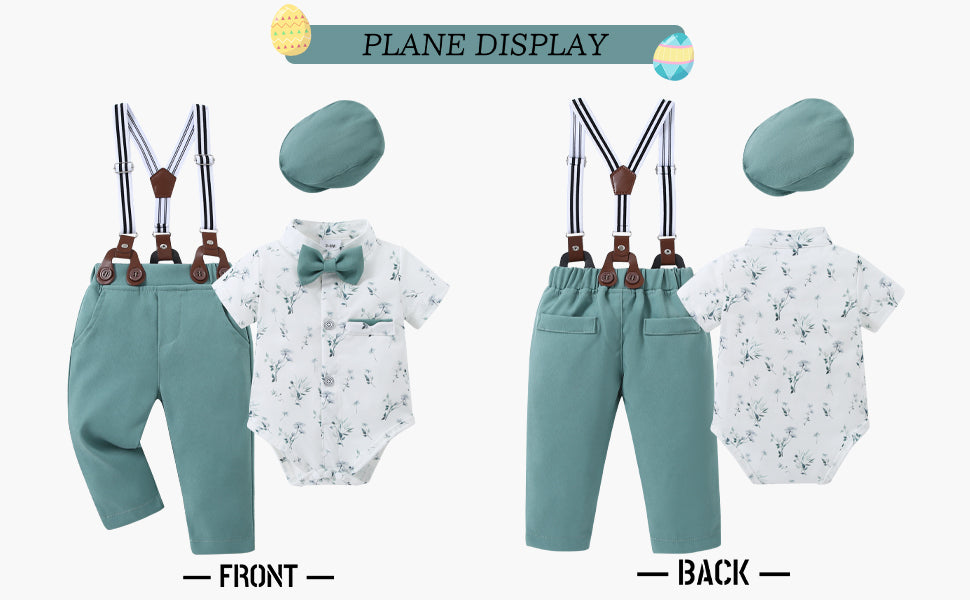 Paparazzi Ocean Green Boys 5 pc Vest Set