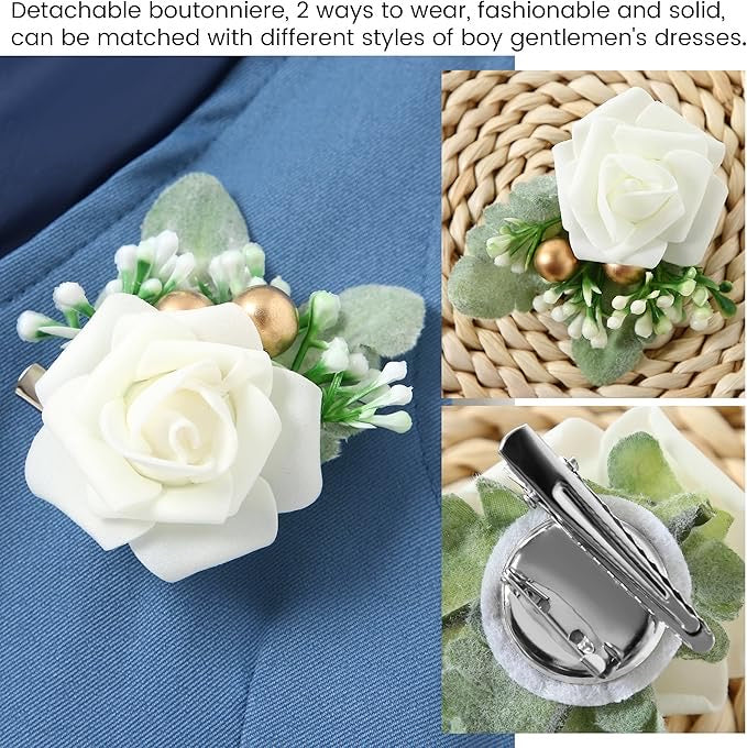 Paparazzi Tiffany Blue Boys 5 pc Vest Set