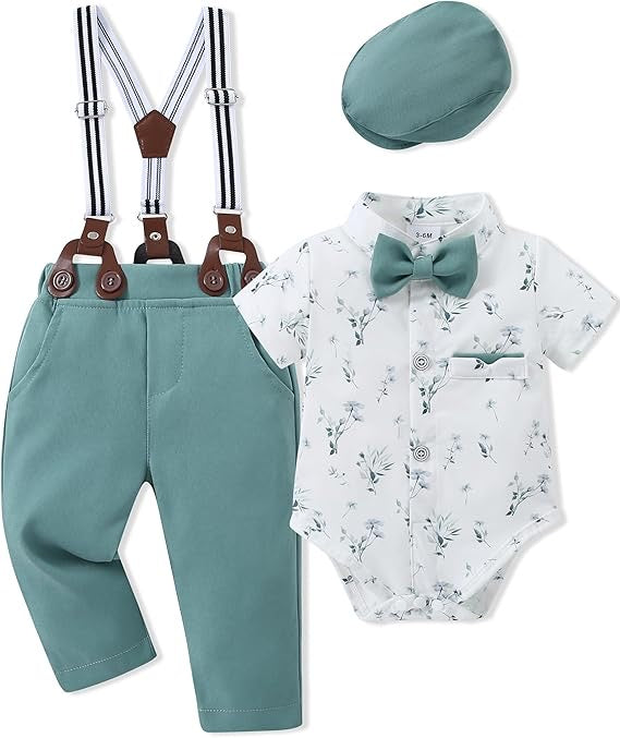 Paparazzi Ocean Green Boys 5 pc Vest Set