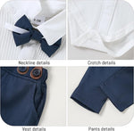 Paparazzi Navy Boys 5 pc Vest Set