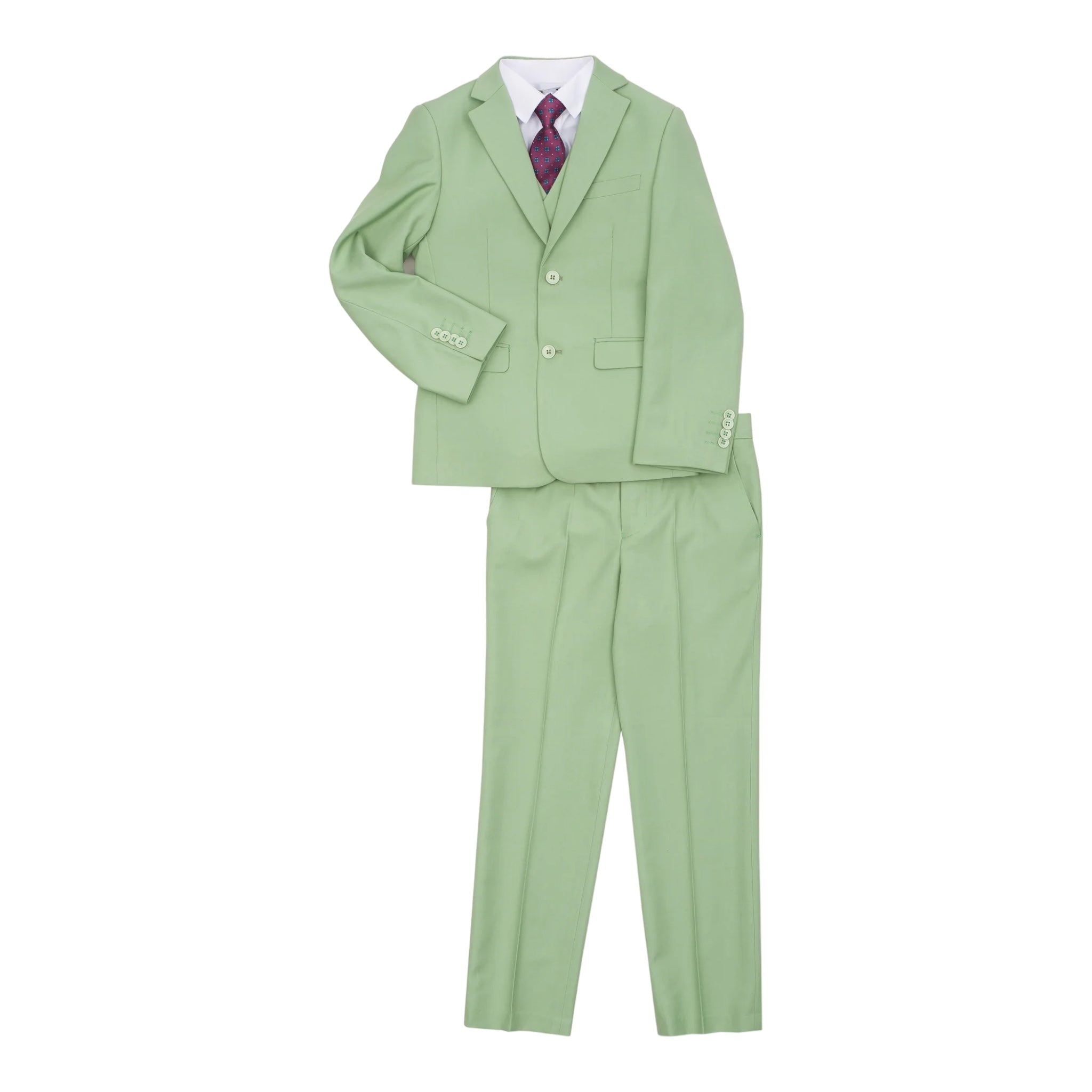 Paparazzi Mint Slim Fit 5-Piece Suit Set