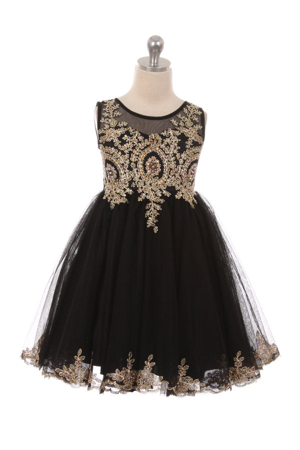 Designer Graduation Dress Black