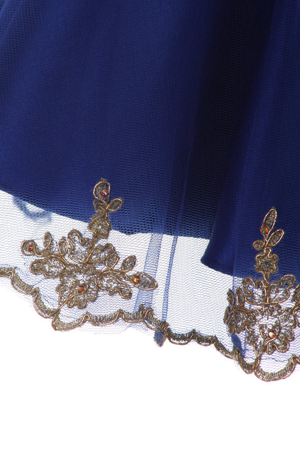 Designer Graduation Dress Royal Blue