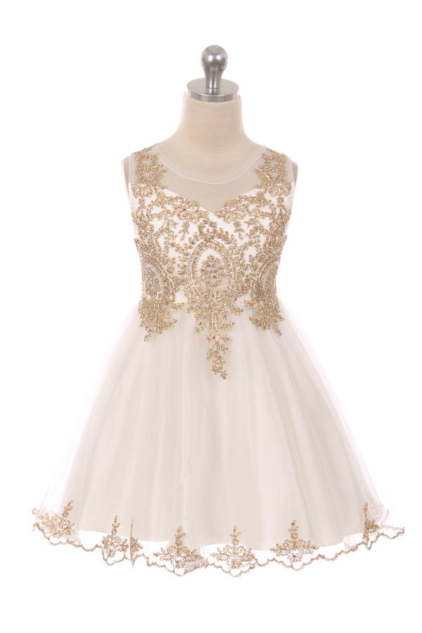 Designer Graduation Dress in Ivory Paparazzi Kids Designer Graduation Dress in Ivory Paparazzi Kids