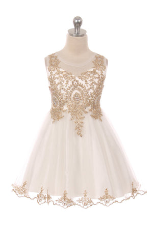 Designer Graduation Dress in Ivory Paparazzi Kids Designer Graduation Dress in Ivory Paparazzi Kids