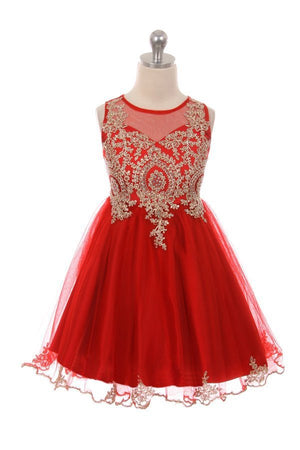 Designer Graduation Dress in Red