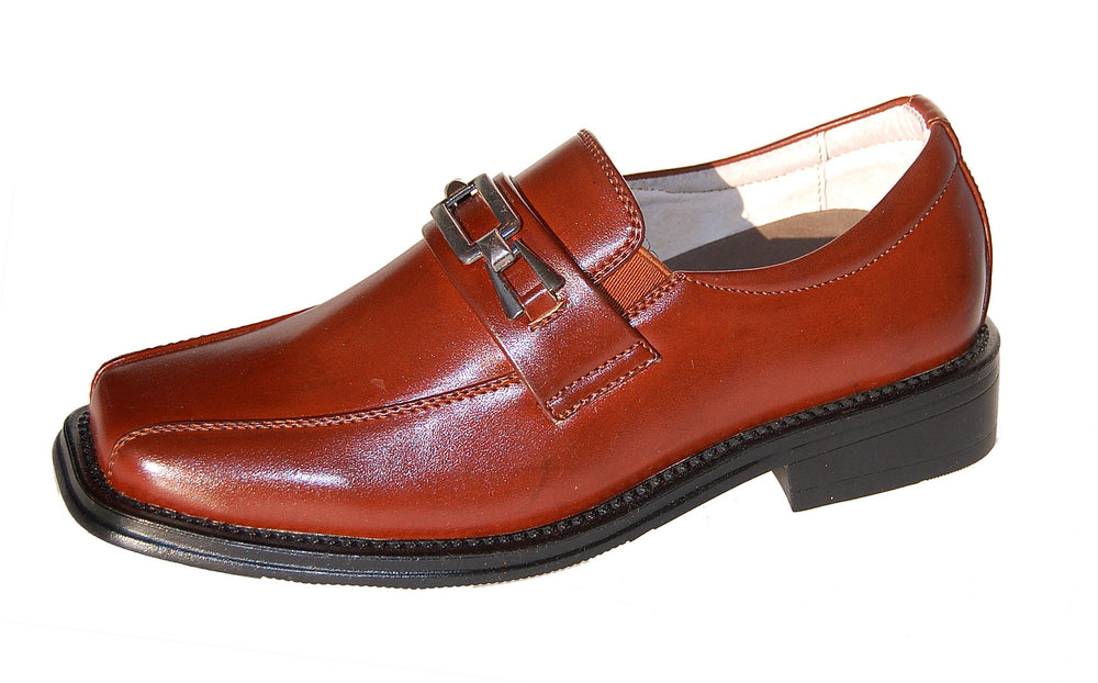 Boys Classic Brown Loafers