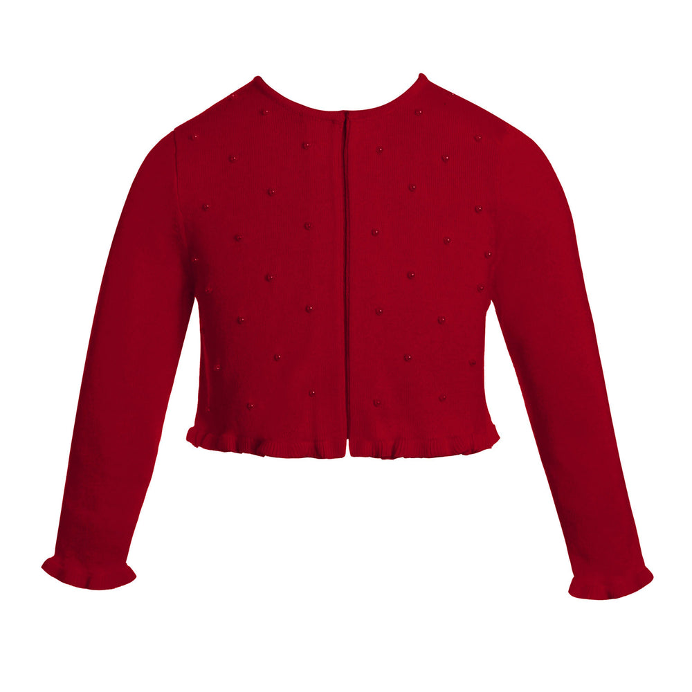 Designer Holiday Red Knitted Sweater