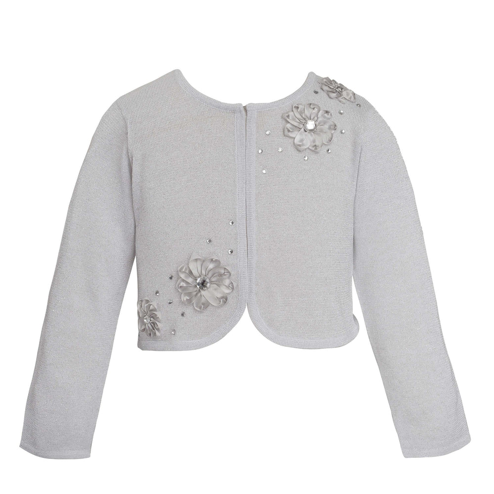 Silver Metalic Designer Knitted Sweater
