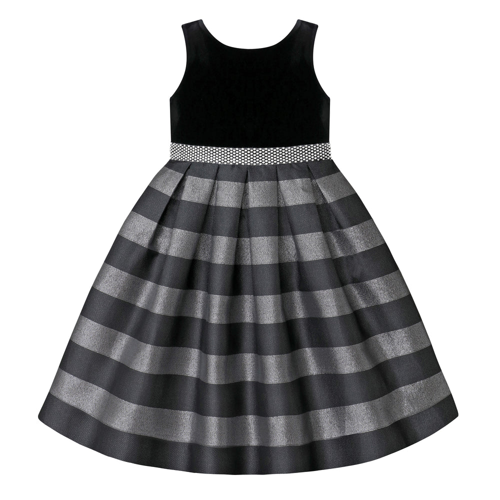 Paparazzi Dress in  Candlelight Black and Sliver