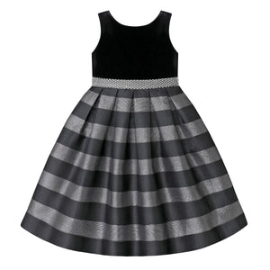 Paparazzi Dress in  Candlelight Black and Sliver