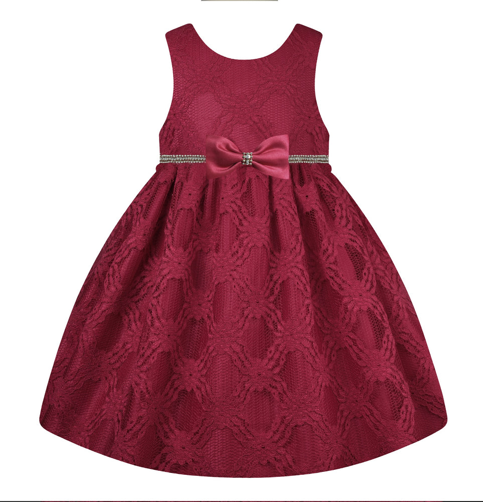 Holiday Red Lace Dress