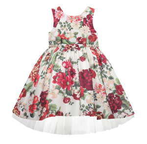 Cream Cherry Floral