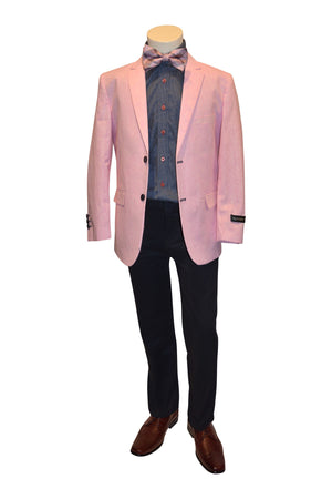 Ronaldo Boys Designer Pink Samon  Blazer Jacket