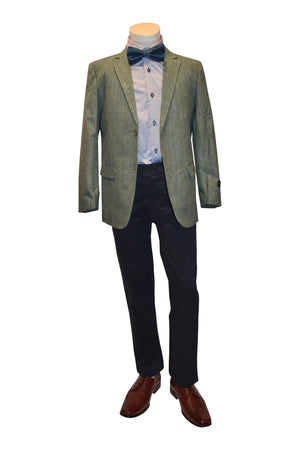 Ronaldo Boys Designer Green Blazer Jacket