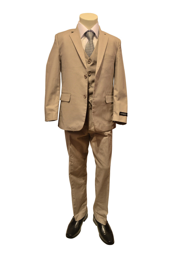 Ronaldo Tan Khaki 5 pc Suit