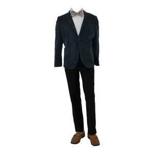 Paparazzi Slate Blue Corduroy  Blazer