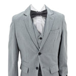 Paparazzi  Slate Blue Strip 3 pc Suit