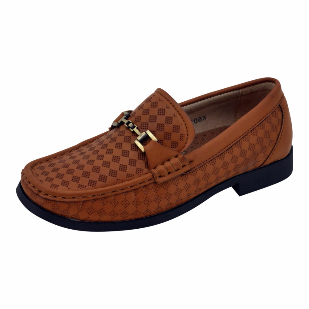 Boys Classic Tan Loafers