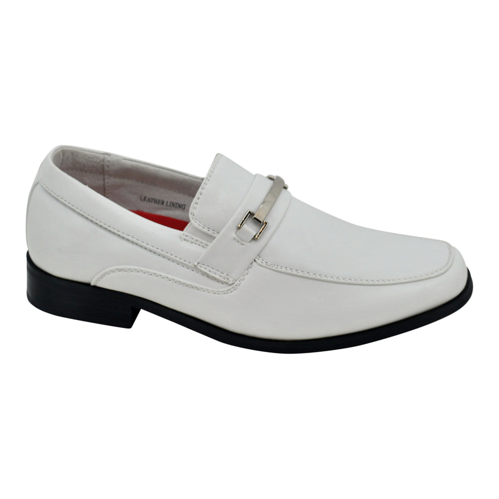 Boys Classic White H Loafers