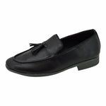 Boys Classic Black with Tassel Loafers