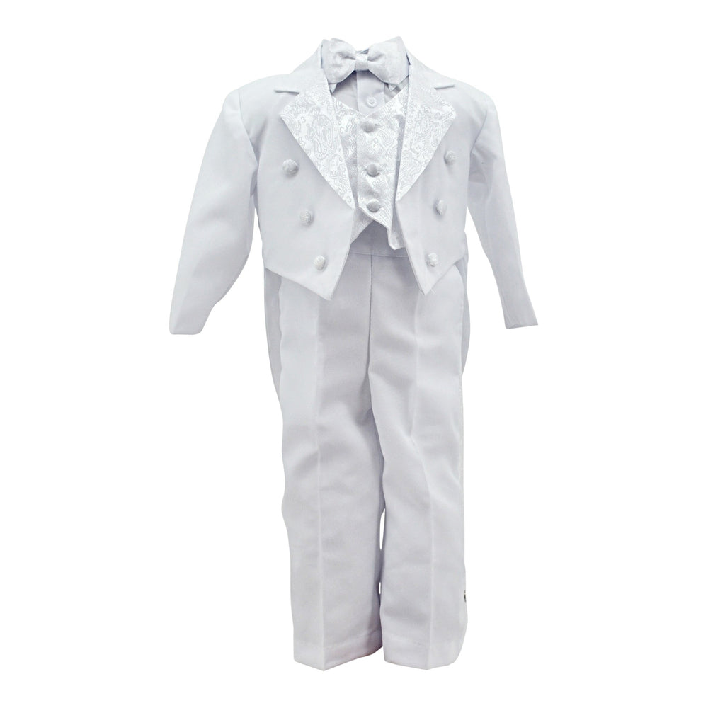 Designer Baby Boy Tuxedo with Tail Christening