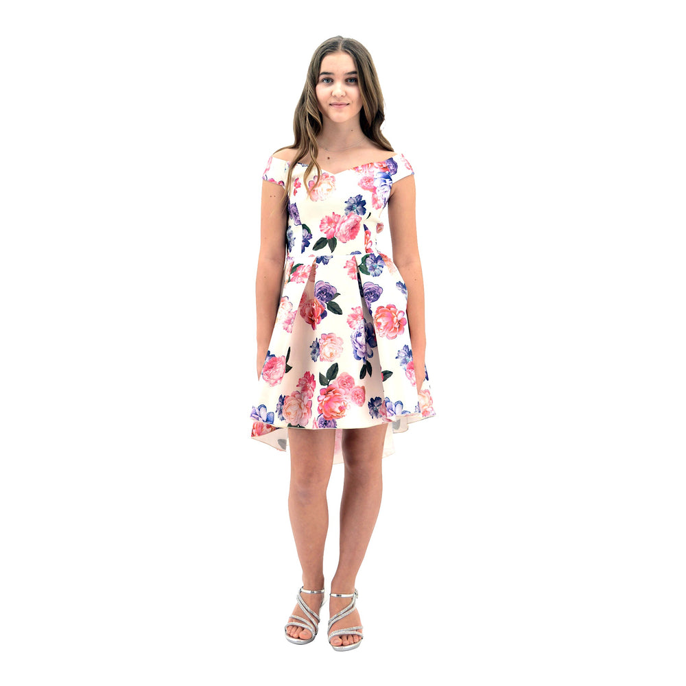 Paparazzi Cotoure Dress Pink & Ivory Floral