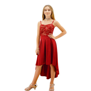 Paparazzi Couture design dress in Burgundy Lace
