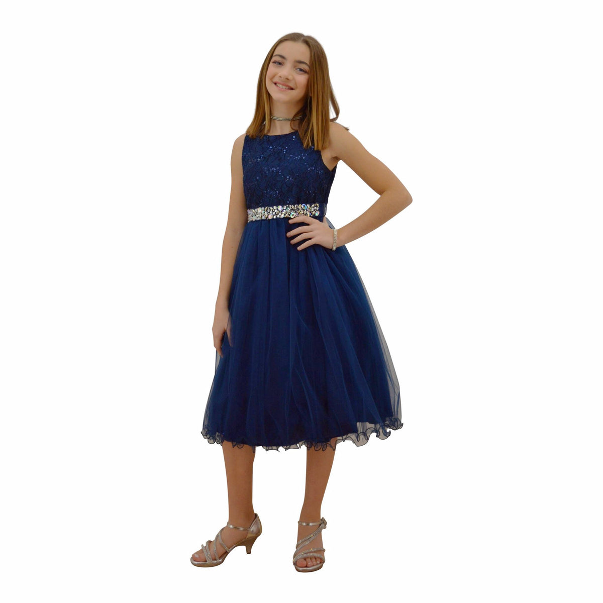 Paparazzi Couture Diamond design dress Navy Blue