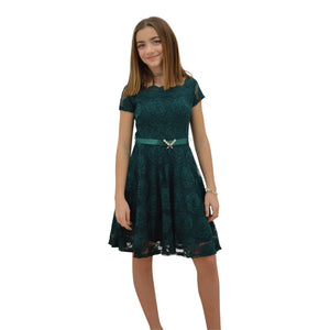 Paparazzi Couture design dress in Green Lace
